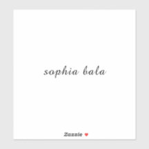 Benutzerdefinierter Name Moderne Handschrift Desig