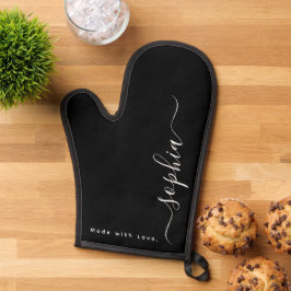 Benutzerdefinierter Name, Monogramm Ofenhandschuh