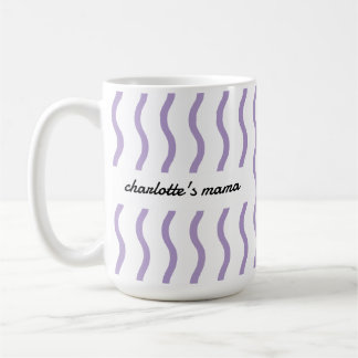 Benutzerdefinierter Name Neue Mutter Zukunft Mutte Kaffeetasse