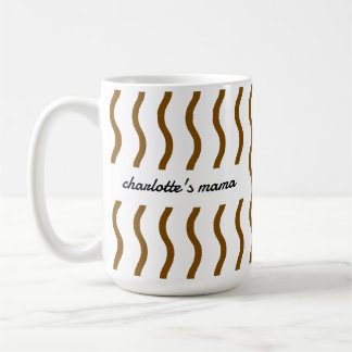Benutzerdefinierter Name Neue Mutter Zukunft Mutte Kaffeetasse