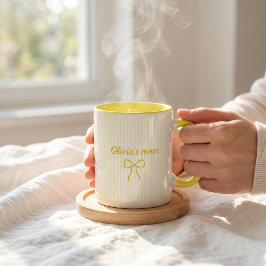 Benutzerdefinierter Name Neues Mama-Papa-Geschenk Tasse
