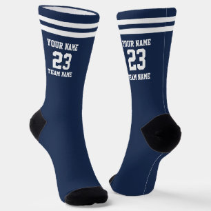 Benutzerdefinierter Name, Nummer, Team, athletisch Socken