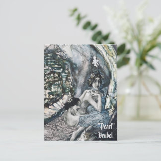 Benutzerdefinierter Name "Perle" - Frauenkunst von Postkarte