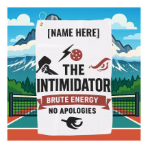 Benutzerdefinierter Name Pickleball Sporthandtuch 