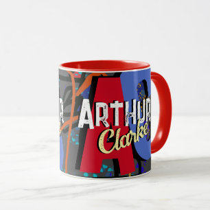 Benutzerdefinierter Name Pop Modernes Farbrot Tasse