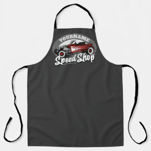 Benutzerdefinierter NAME Rockabilly Roadster Speed Schürze