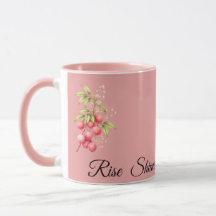 Benutzerdefinierter Name Rosa Morgenkaffeetasse Pe Tasse