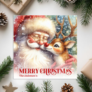 Benutzerdefinierter Name Santa Rudolph Weihnachts-