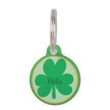Benutzerdefinierter Name, Shamrock-Rundtier, Hund-