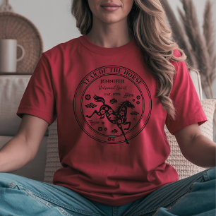 Benutzerdefinierter Name, Slogan und Geburtsjahr d T-Shirt