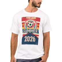 Benutzerdefinierter Name Sommer 2026 Fußballfan Re