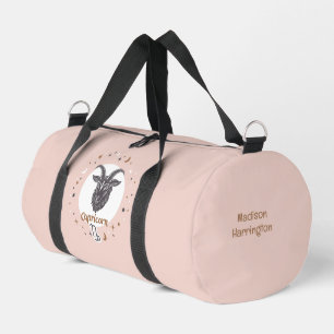 Benutzerdefinierter Name Sternzeichen Steinbock Duffle Bag