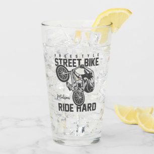 Benutzerdefinierter Name Street Bike Glas