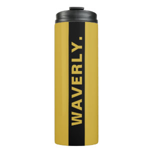 Benutzerdefinierter Name Stylish Metallic Gold The Thermosbecher