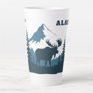 Benutzerdefinierter Name & Text ALASKA Milchtasse