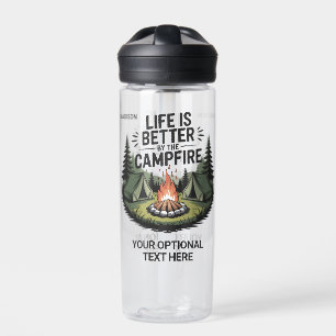Benutzerdefinierter Name & Text Camping Trinkflasche