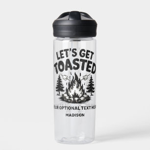 Benutzerdefinierter Name & Text Camping Trinkflasche