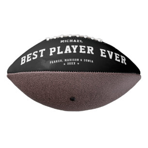 Benutzerdefinierter Name Text Cooles Foto Modernes Football