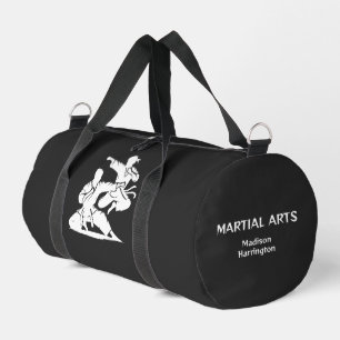 Benutzerdefinierter Name, Text & Farbe Kampfsport Duffle Bag