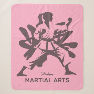 Benutzerdefinierter Name, Text & Farbe Kampfsport Sherpadecke