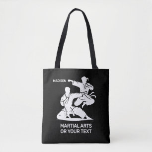 Benutzerdefinierter Name & Text Martial Arts Tasche