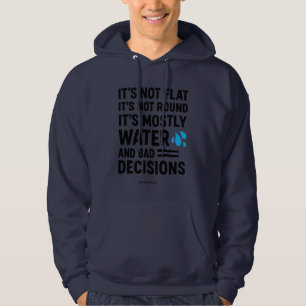 Benutzerdefinierter Name/Text „Meistens Wasser und Hoodie