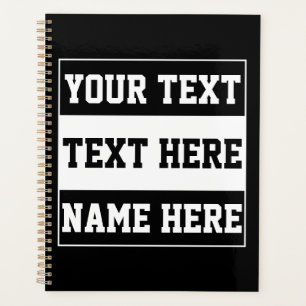 Benutzerdefinierter Name Text personalisieren Gesc Planer