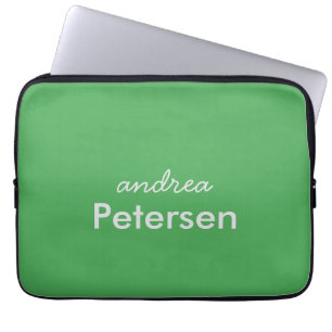 Benutzerdefinierter Name trendig modern minimalist Laptopschutzhülle