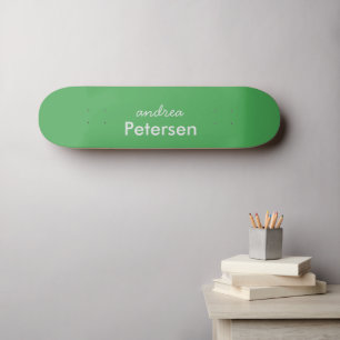 Benutzerdefinierter Name trendig modern minimalist Skateboard