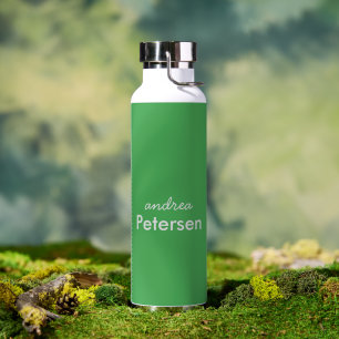 Benutzerdefinierter Name trendig modern minimalist Trinkflasche