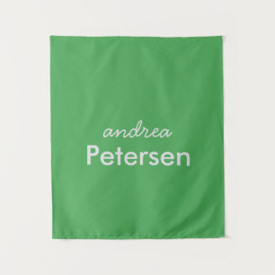 Benutzerdefinierter Name trendig modern minimalist Wandteppich