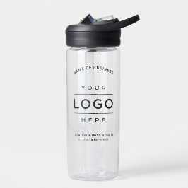 Benutzerdefinierter Name und Logo für schwarze Unt Trinkflasche