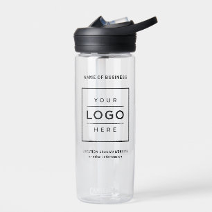 Benutzerdefinierter Name und Logo für schwarze Unt Trinkflasche