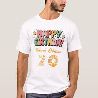 Benutzerdefinierter Name und Nr. Alles Gute zum Ge T-Shirt