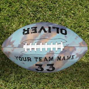 Benutzerdefinierter Name und Nummer des Teams Farb Football