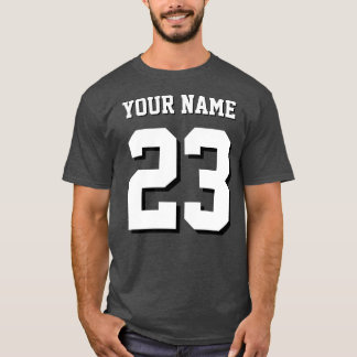 Benutzerdefinierter Name und Nummer Jersey Sport T-Shirt