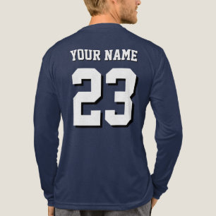 Benutzerdefinierter Name und Nummer Jersey Sport Tri-Blend Shirt