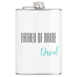 Benutzerdefinierter Name Vater Der Braut Flasche Flachmann