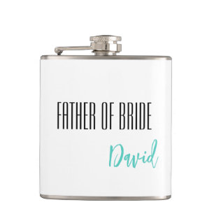 Benutzerdefinierter Name Vater Der Braut Flasche Flachmann