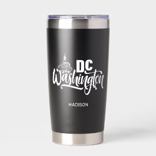 Benutzerdefinierter Name Washington DC Thermobecher