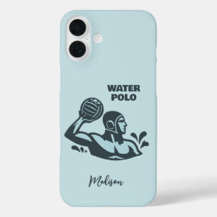 Benutzerdefinierter Name Wasserball iPhone 16 Plus Hülle