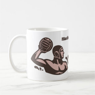 Benutzerdefinierter Name Wasserball Kaffeetasse