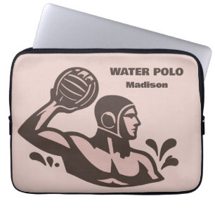 Benutzerdefinierter Name Wasserball Laptopschutzhülle