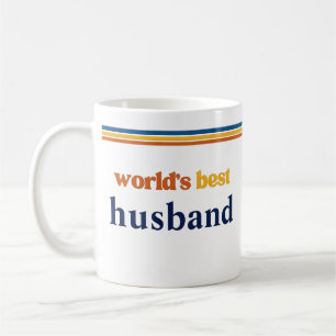 Benutzerdefinierter Name Weltbester Ehemann Person Kaffeetasse