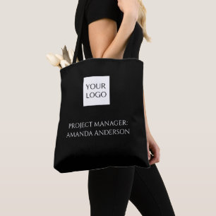 Benutzerdefinierter Namens-Titel Firmenlogo Tasche