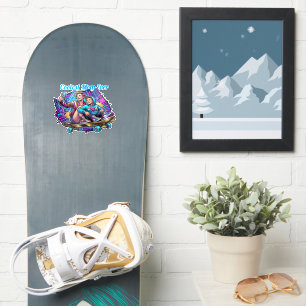 Benutzerdefinierter Neon Coolste Mutter & Sohn Syn Aufkleber