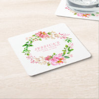 Benutzerdefinierter Niedlich rosa Aquarellfarben B
