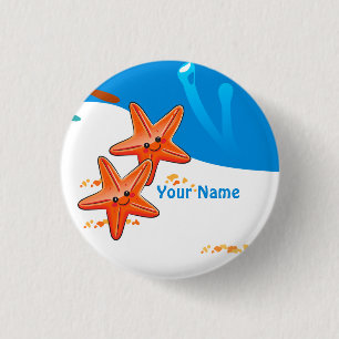 Benutzerdefinierter Niedlicher Starfish-Button Button