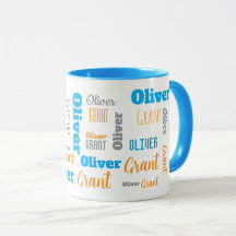 Benutzerdefinierter Oliver Grant Signature Wortwol