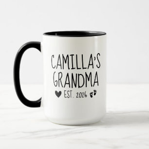 Benutzerdefinierter Oma-Becher, Namensbecher, Oma- Tasse
